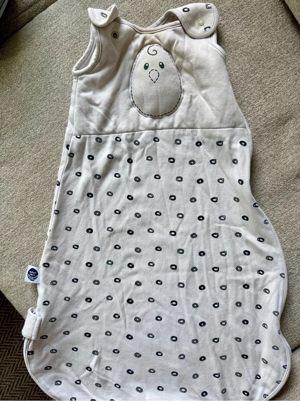 Nested bean sleep sack